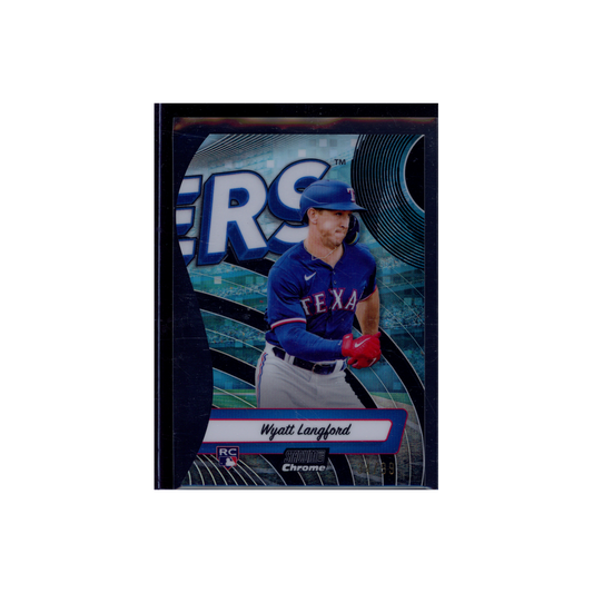 Wyatt Langford 2024 Topps Stadium Club Chrome MLB Rookie /99