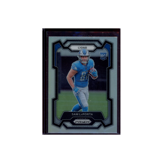 Sam LaPorta 2023 Panini Prizm Football Rookie Silver Prizm