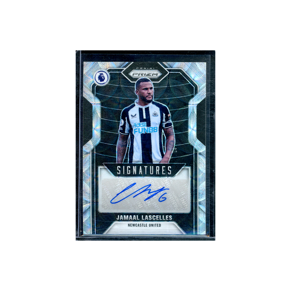 Jamaal Lascelles 2021 Panini Prizm PL Soccer Auto