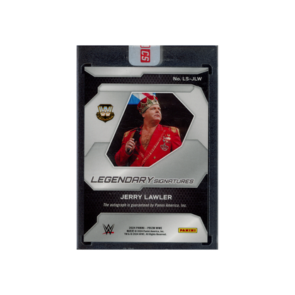 Jerry Lawler 2024 Panini Prizm WWE Legendary Signatures Auto
