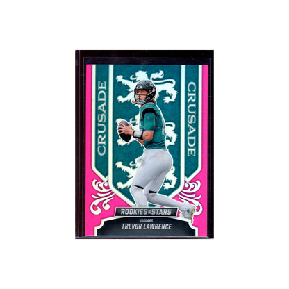 Trevor Lawrence 2023 Panini Rookies & Stars Football Crusade Pink /75