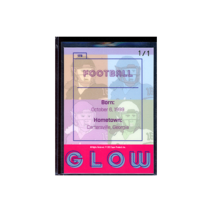 Trevor Lawrence 2022 Super Glow Football 1/1 #2