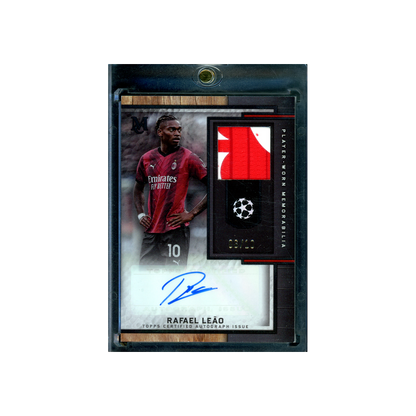 Rafael Leao 2024 Topps Museum Patch Auto /10