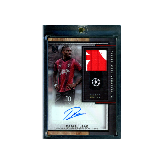 Rafael Leao 2024 Topps Museum Patch Auto /10