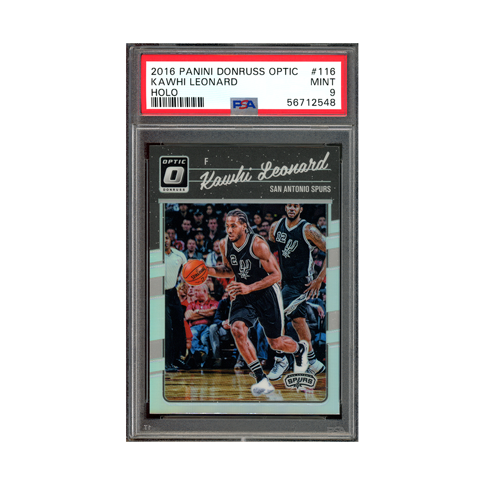 Kawhi Leonard 2016-17 Panini Donruss Optic Basketball Holo Prizm PSA 9