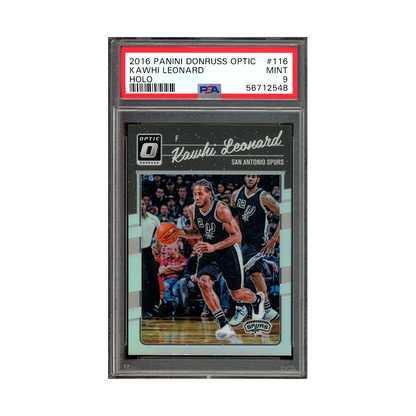 Kawhi Leonard 2016-17 Panini Donruss Optic Basketball Holo Prizm PSA 9