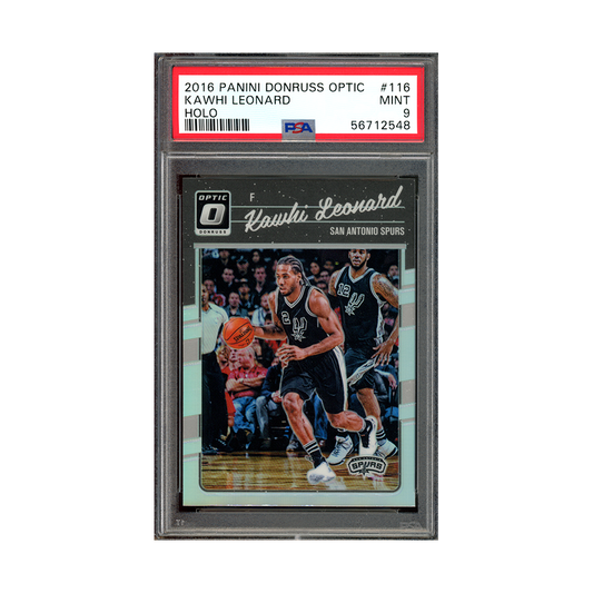 Kawhi Leonard 2016-17 Panini Donruss Optic Basketball Holo Prizm PSA 9