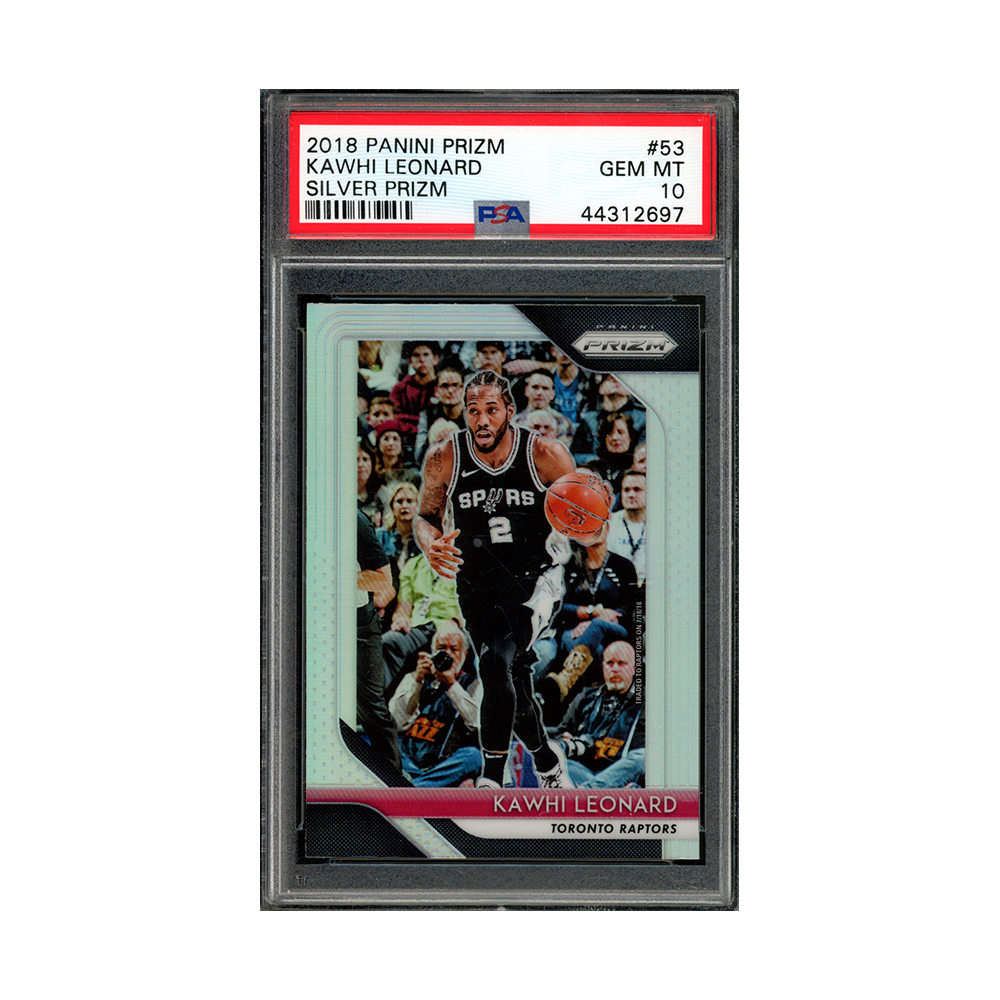 Kawhi Leonard 2018-19 Panini Prizm Basketball Silver Prizm PSA 10