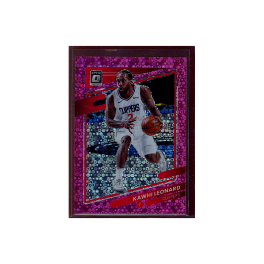 Kawhi Leonard 2021-22 Panini Donruss Optic Pink Fast Break /20