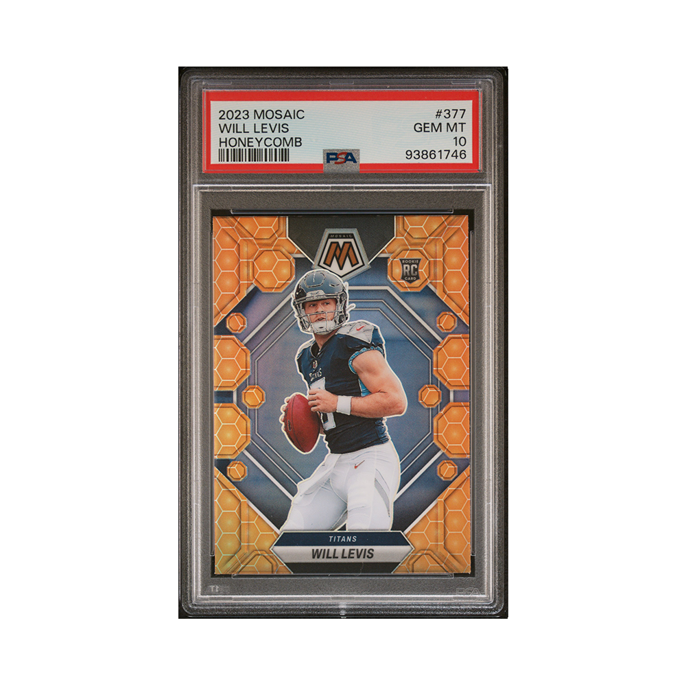 Will Levis 2023 Panini Mosaic Football Honeycomb Rookie PSA 10