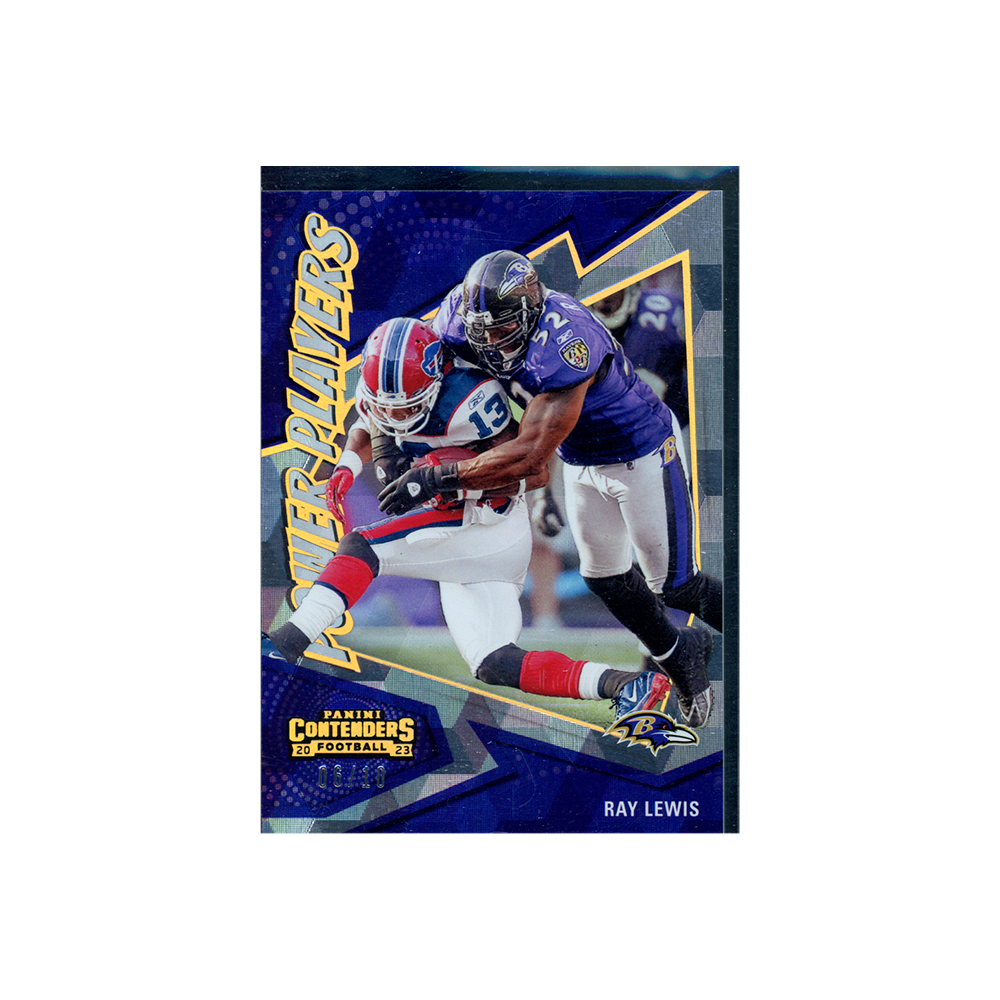 Ray Lewis 2023 Panini Contenders Football Power Players Gold /10