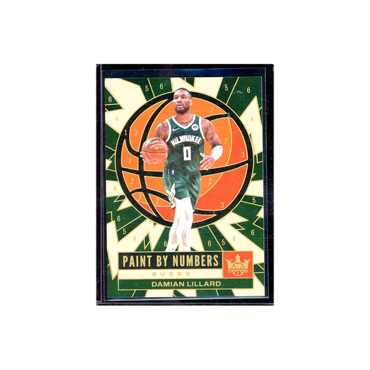 Damian Lillard 2023-24 Panini Court Kings Basketball Paint By Numbers