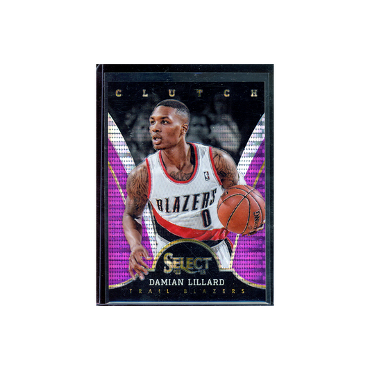 Damian Lillard 2013-14 Panini Select Basketball Clutch Purple Pulsar /99