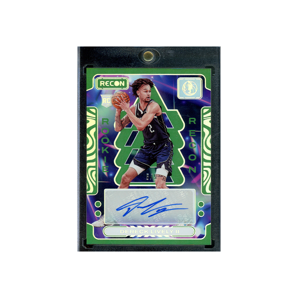 Dereck Lively 2023-24 Panini Recon Basketball Rookie Auto Green /5