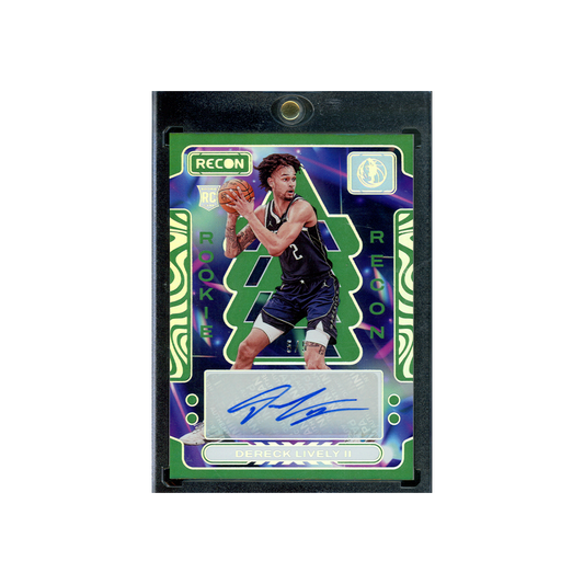 Dereck Lively 2023-24 Panini Recon Basketball Rookie Auto Green /5