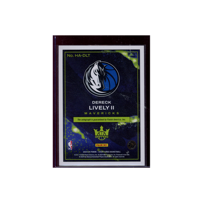Dereck Lively II 2023-24 Panini Court Kings Basketball Rookie Auto