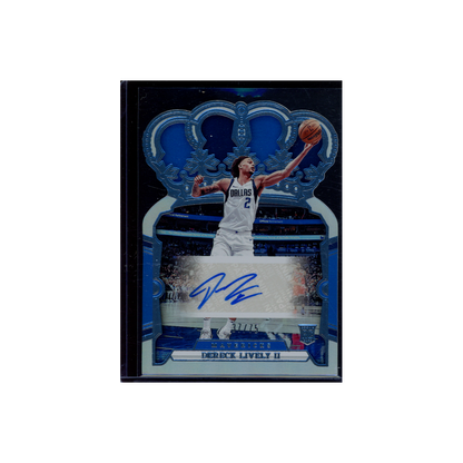 Dereck Lively II 2023-24 Panini Crown Royale Basketball Rookie Auto /75