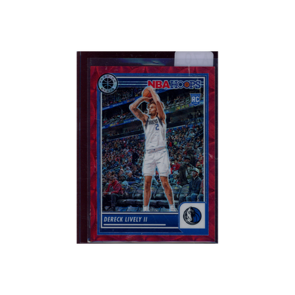 Dereck Lively II 2023-24 Panini Premium Stock Basketball Rookie Premium Red /88