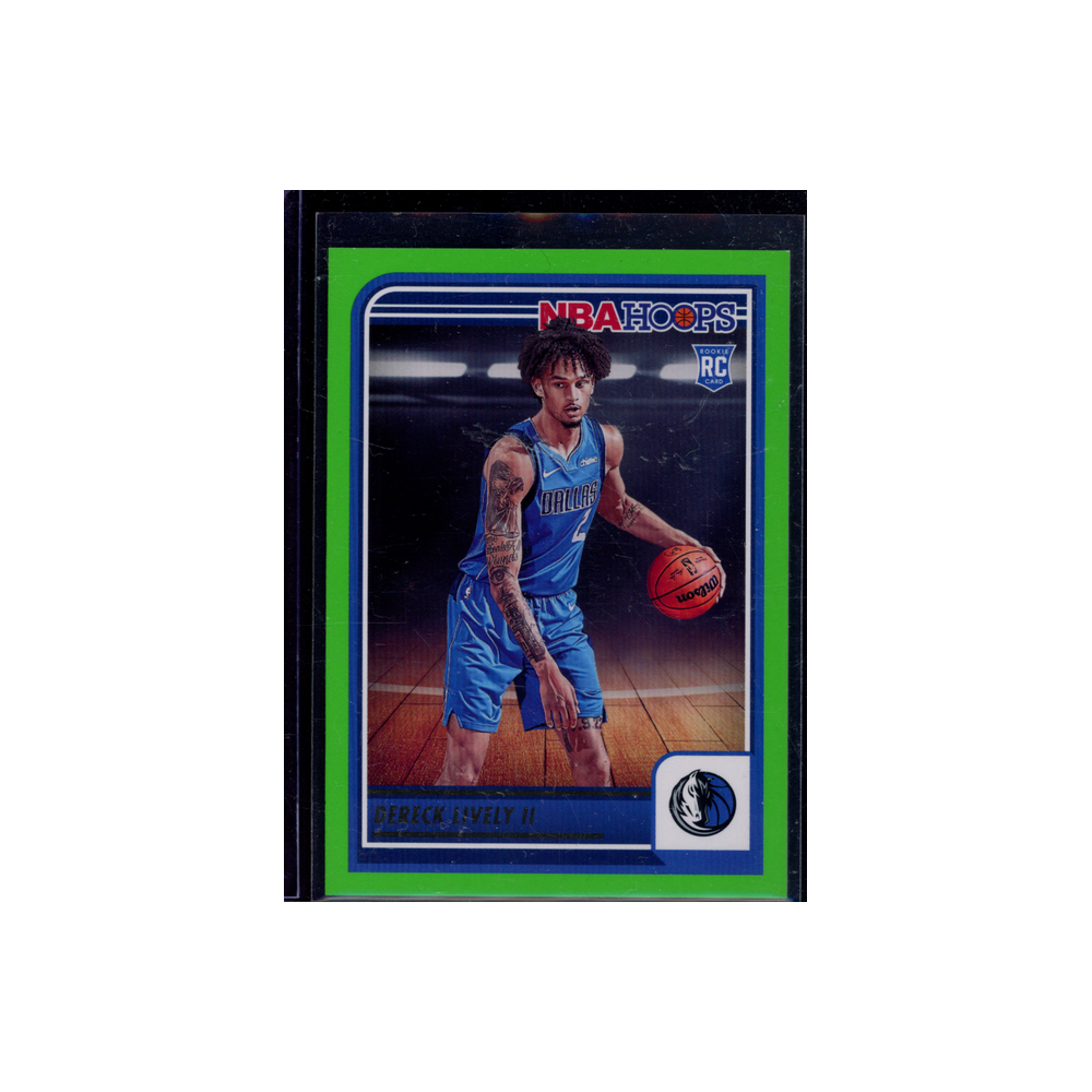 Dereck Lively II 2023-24 Panini Hoops Basketball Rookie Neon Green
