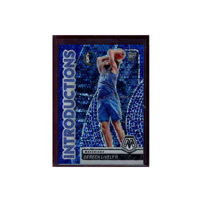 Dereck Lively II 2023-24 Panini Mosaic Basketball Rookie Introductions /85