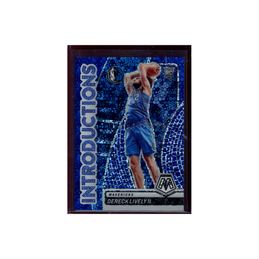 Dereck Lively II 2023-24 Panini Mosaic Basketball Rookie Introductions /85
