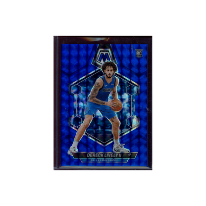 Dereck Lively II 2023-24 Panini Mosaic Basketball Rookie Blue /199