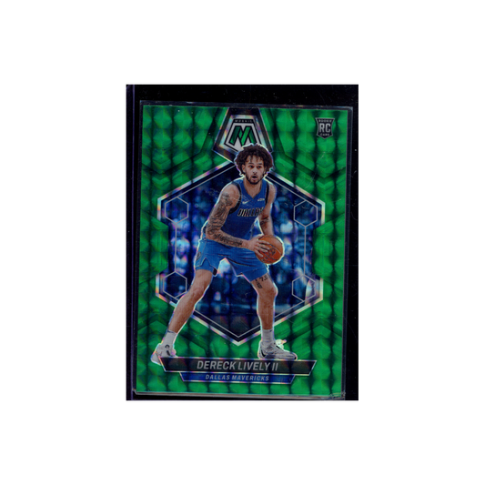 Dereck Lively II 2023-24 Panini Mosaic Basketball Rookie Green