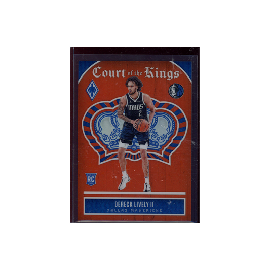 Dereck Lively II 2023-24 Panini Phoenix Basketball Rookie Court of the Kings /49