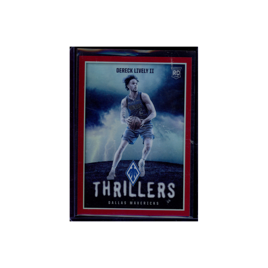 Dereck Lively II 2023-24 Phoenix Basketball Rookie Thrillers Red /125
