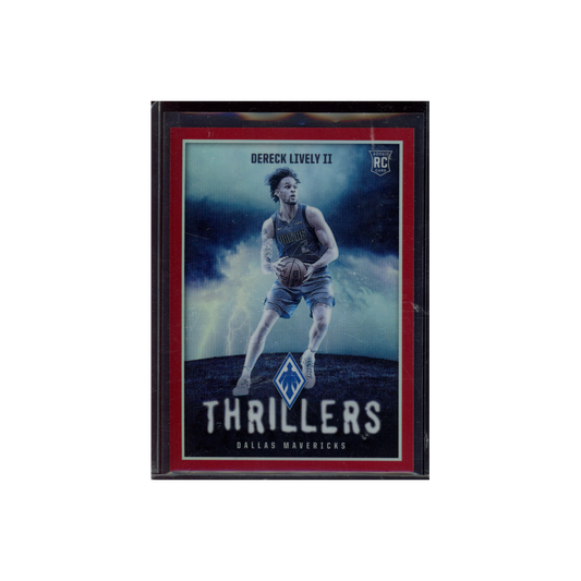 Dereck Lively II 2023-24 Phoenix Basketball Rookie Thrillers Red /125