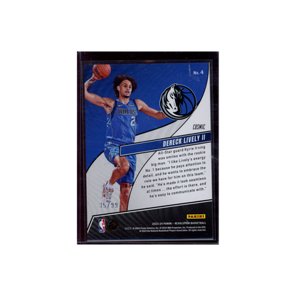 Dereck Lively II 2023-24 Panini Revolution Basketball Rookie Revolution /99