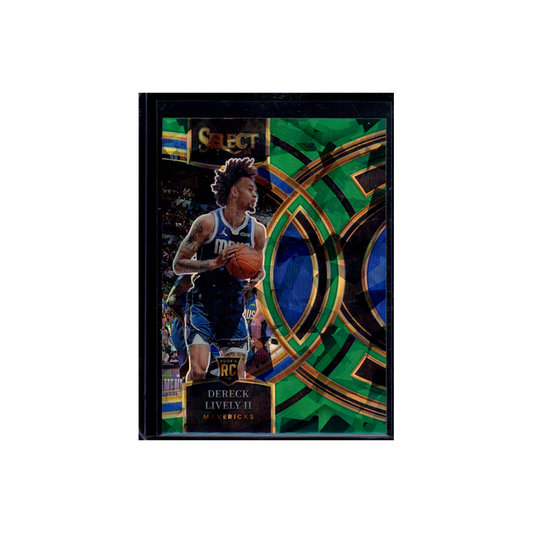 Dereck Lively II 2023-24 Panini Select Basketball Rookie Premier Level Green Ice