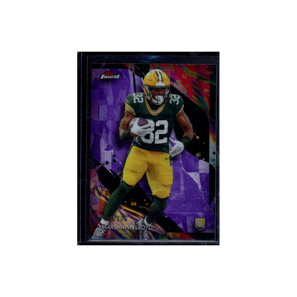Marshawn Lloyd 2024 Topps Finest Football Rookie Purple /200