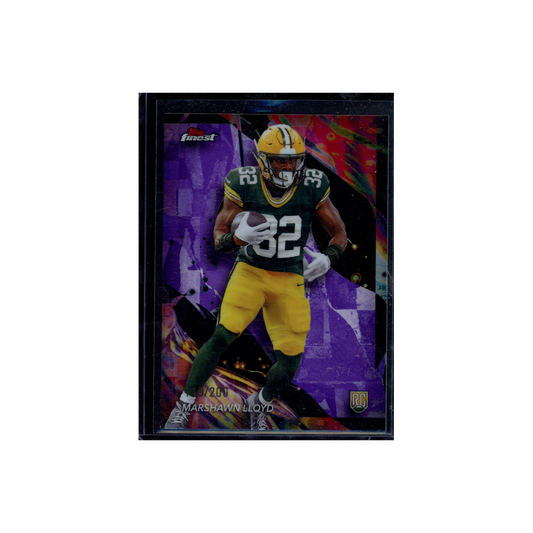Marshawn Lloyd 2024 Topps Finest Football Rookie Purple /200