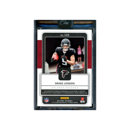 Drake London 2022 Panini One Football RPA /49