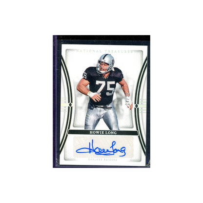 Howie Long 2023 Panini National Treasures Football Auto /25