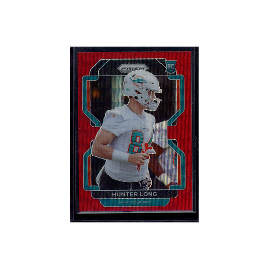 Hunter Long 2021 Panini Prizm Football Rookie Red Wave /149