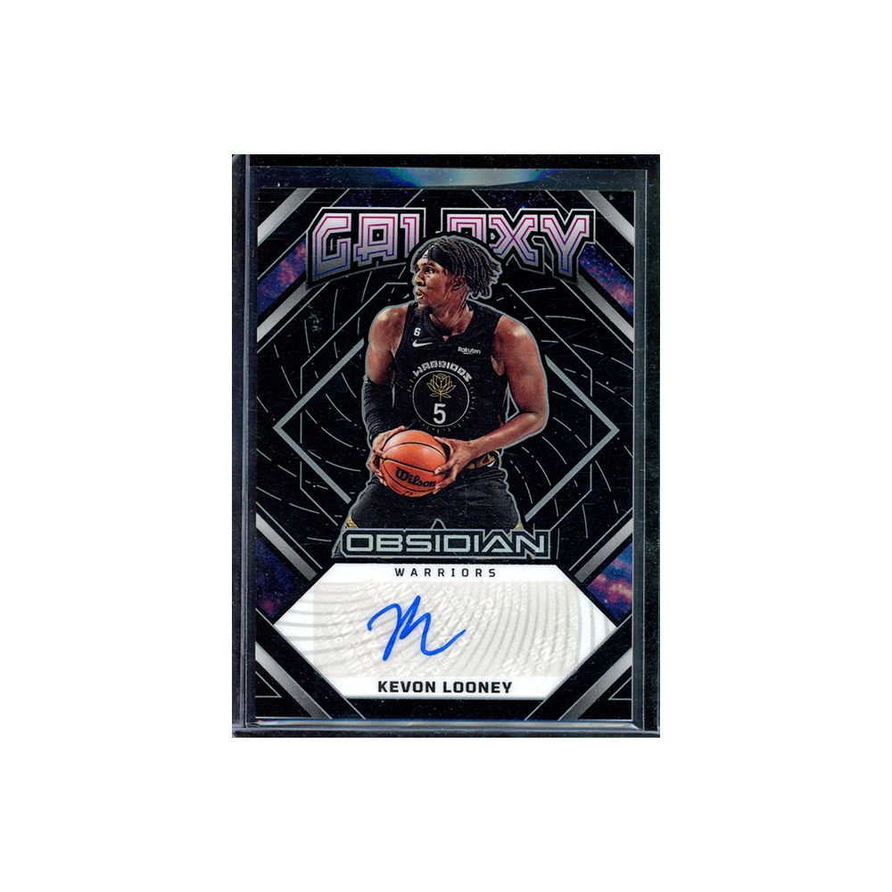 Kevon Looney 2022-23 Panini Obsidian Basketball Galaxy Auto /149