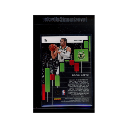 Brook Lopez 2022-23 Panini Contenders Optic Basketball Playing the Numbers Game /25