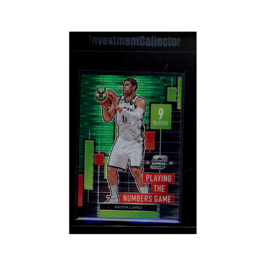 Brook Lopez 2022-23 Panini Contenders Optic Basketball Playing the Numbers Game /25