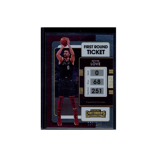 Kevin Love 2021-22 Panini Contenders Basketball First Round Ticket /149