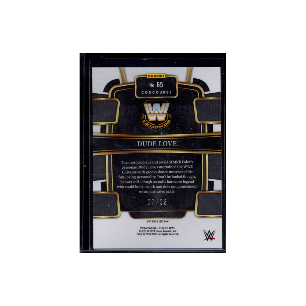 Dude Love 2024 Panini Select WWE Tie-Dye /25