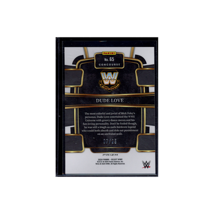 Dude Love 2024 Panini Select WWE Tie-Dye /25