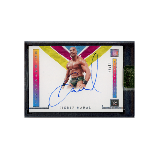 Jinder Mahal 2023 Panini Impeccable WWE Extravagance Auto /75