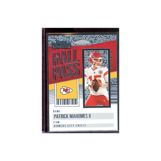 Patrick Mahomes 2023 Panini Contenders Football Hall Pass