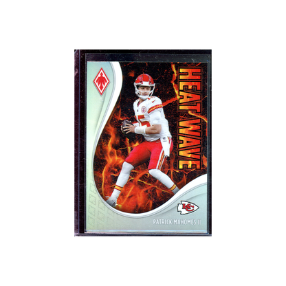 Patrick Mahomes 2021 Panini Phoenix Football Heatwave Silver