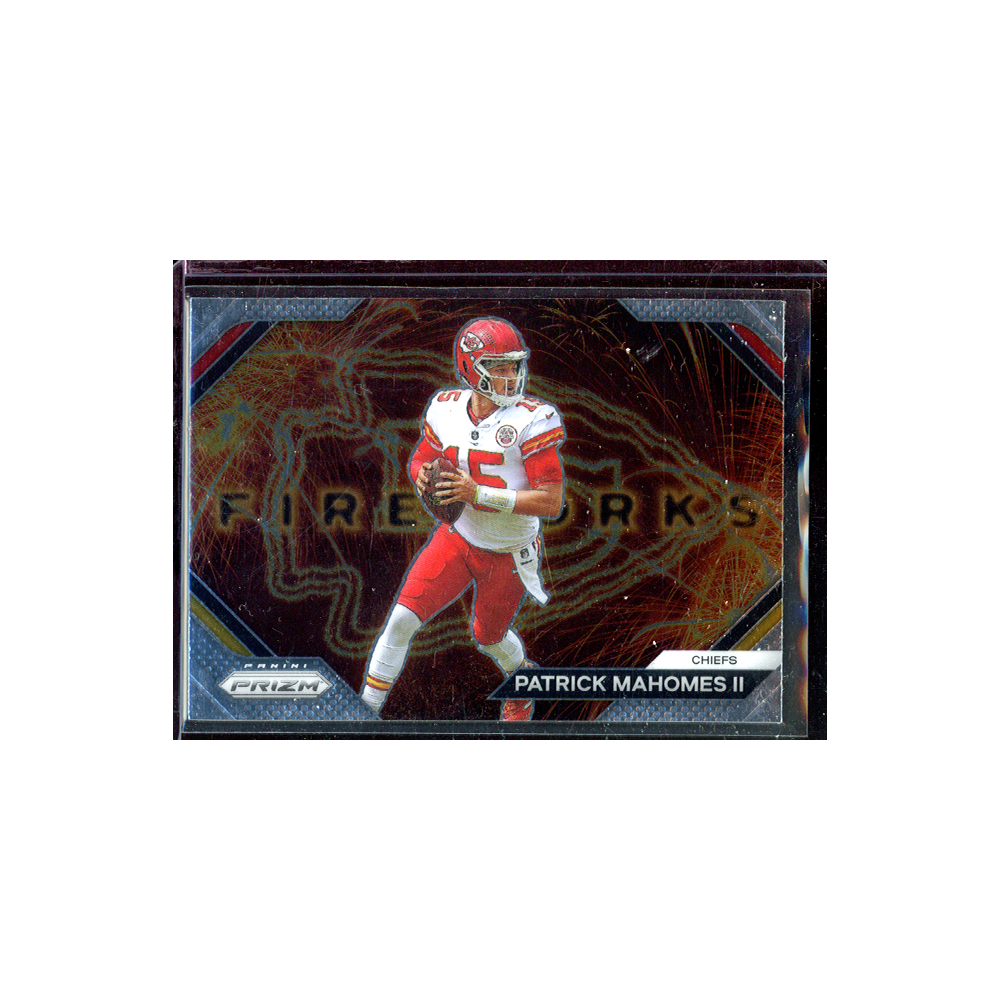 Patrick Mahomes 2023 Panini Prizm Football Fireworks