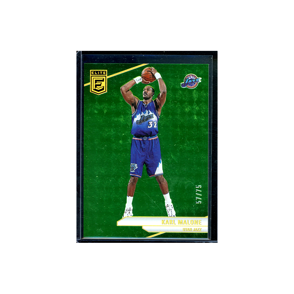 Karl Malone 2023-24 Panini Donruss Elite Basketball Green /75