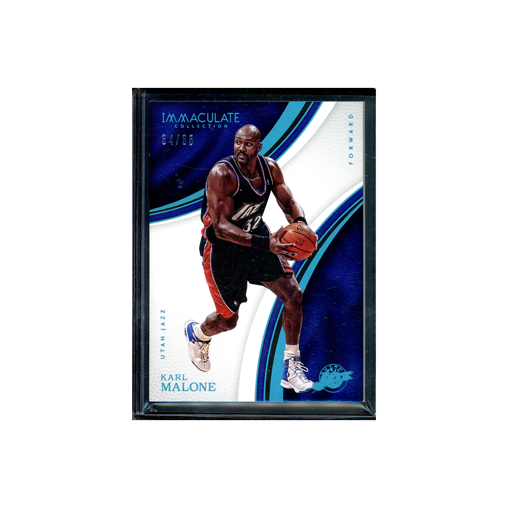 Karl Malone 2016-17 Panini Immaculate Collection Basketball Blue /35