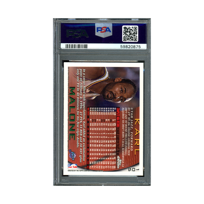 Karl Malone 1996 Topps Chrome PSA 9